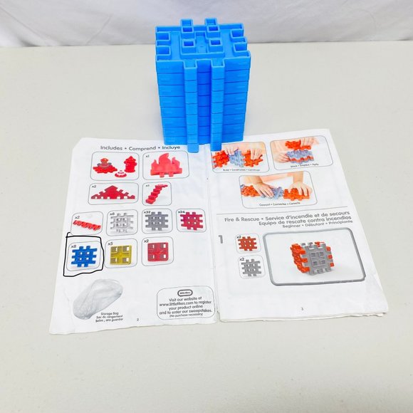 Little Tikes Waffle Blocks Fire & Rescue Set Incomplete - Picture 7 of 11